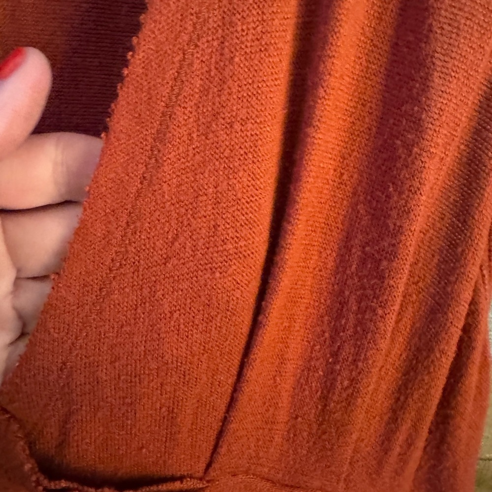 Intimately Free People Orange Rust Hooded Jumpsuit - Picture 4 of 6